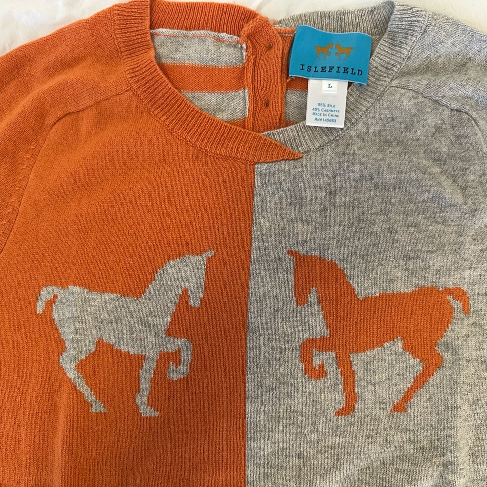 Islefield Cashmere and Silk Sweater‎